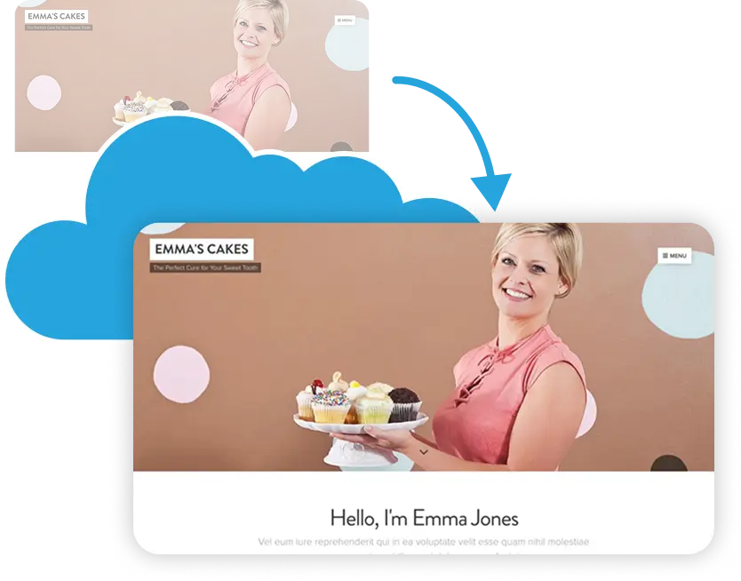 Easy website migration and transfer